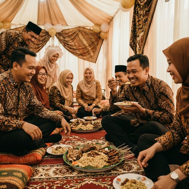 Tamu Acara Akikah Kuningan